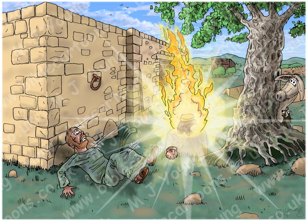 Judges 06 - Gideon - Scene 06 - Gideon's offering