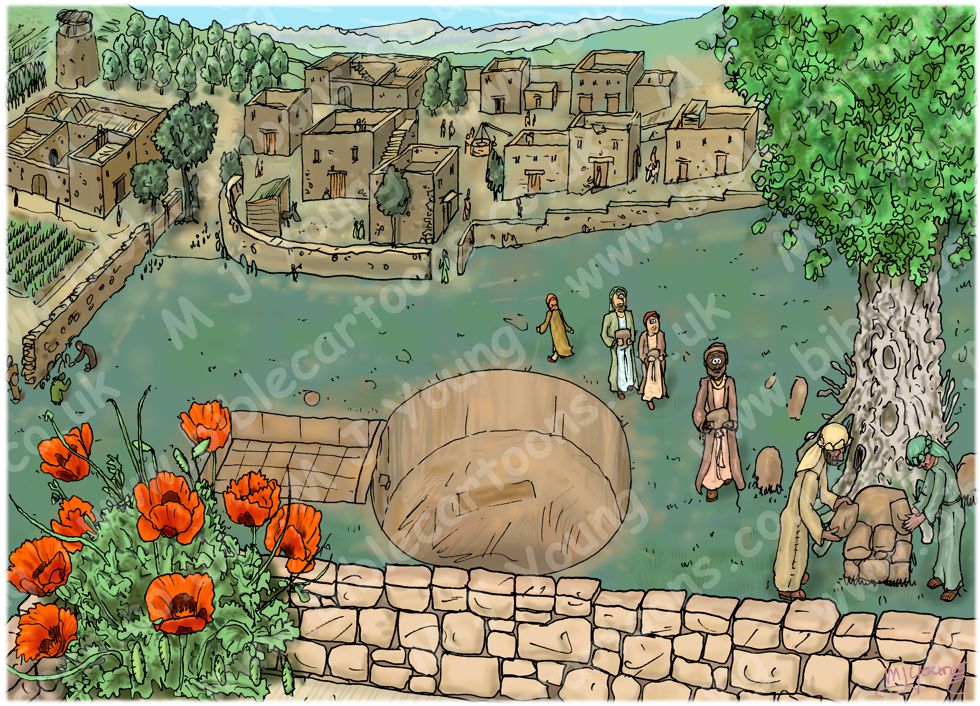 Judges 06 - Gideon - Scene 07 - Gideon builds an altar