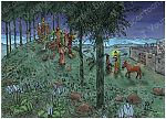 Judges 06 - Gideon - Scene 08 - Night raid on Baal's altar