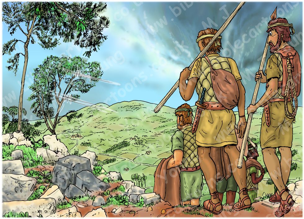 Judges 06 - Gideon - Scene 10 - Alliance in Jezreel (without Dragonflies)