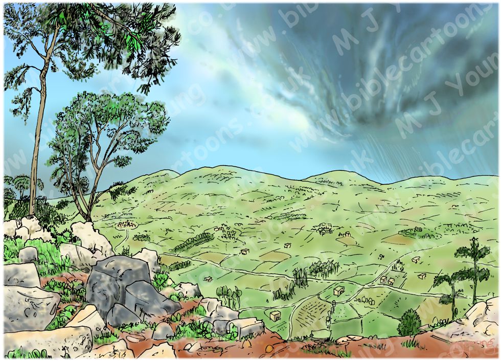 Judges 06 - Gideon - Scene 10 - Alliance in Jezreel - Background