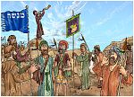 Judges 06 - Gideon - Scene 11 - Ram's horn call to arms