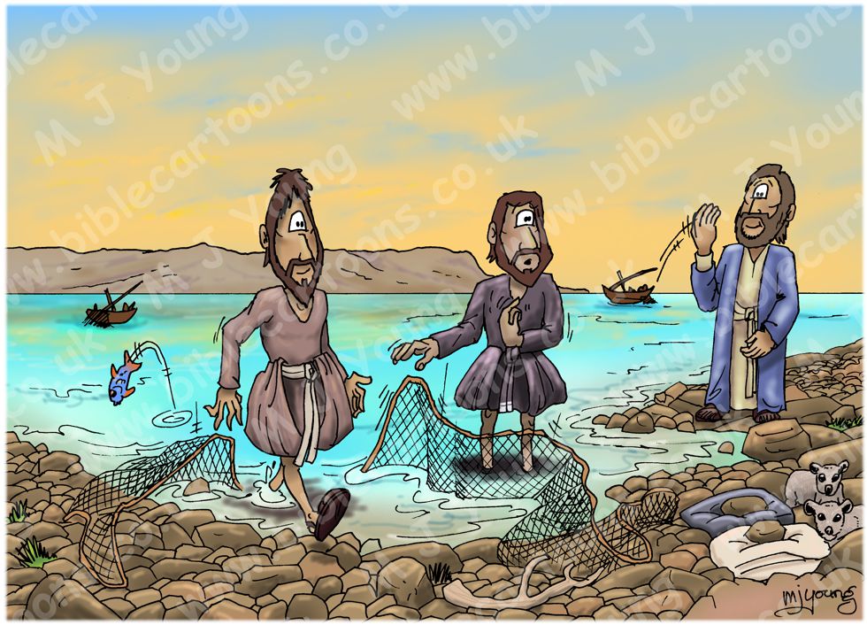 Matthew 04 - Jesus calls Simon and Andrew
