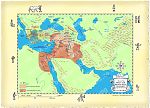 Map Near and Middle East showing the Neo-Assyrian empire