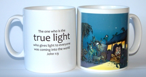 Christmas - True Light - Stable & Animals mug