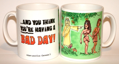 Bad Day - Adam & Eve mug