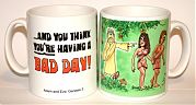 Bad Day - Adam & Eve mug