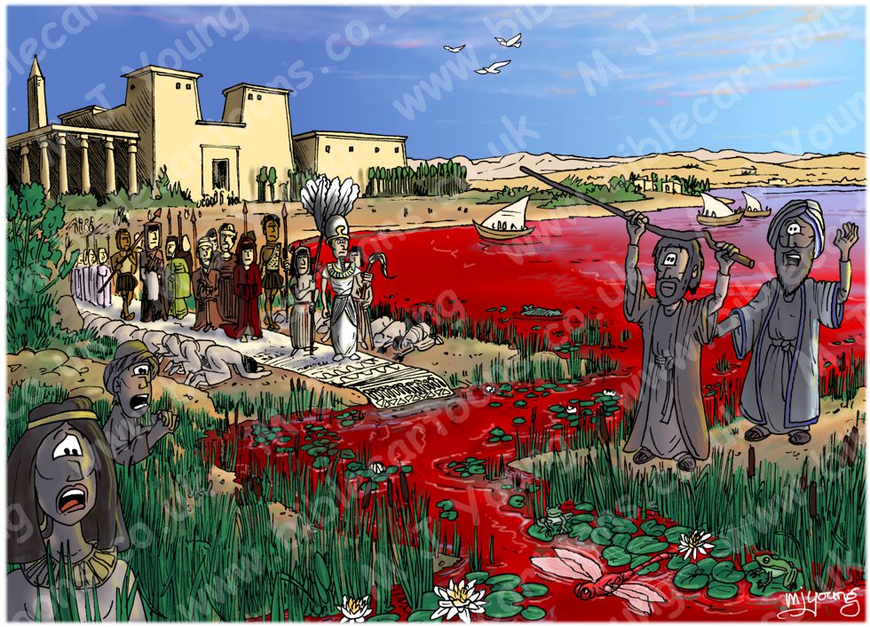 Exodus 08 - The ten plagues of Egypt - Plague of blood