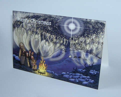 Christmas card 2010 - The Nativity - Angelic host