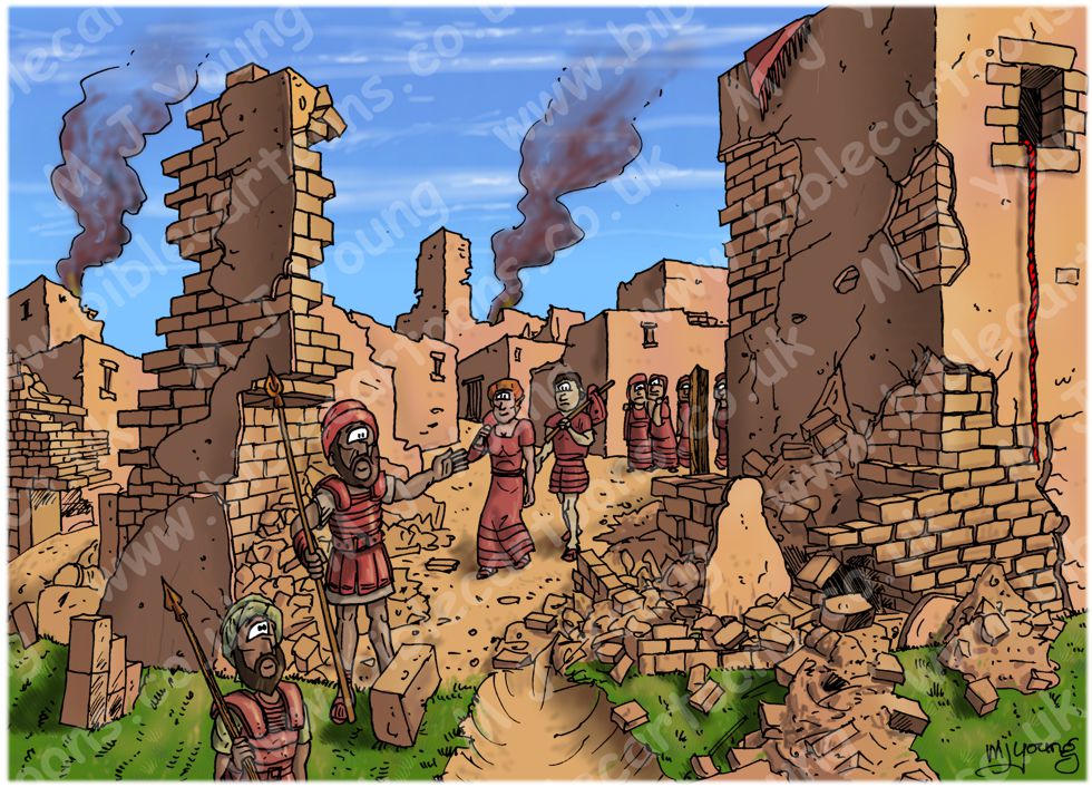 Joshua 06 - Fall of Jericho - Scene 05 - Rahab