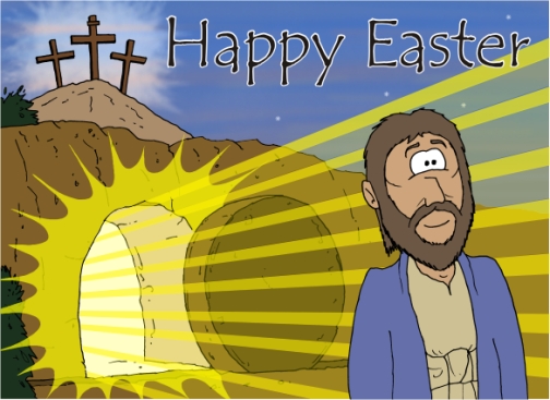Easter card - The empty tomb