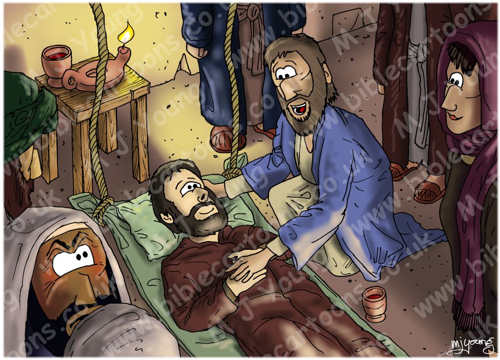 Mark 02 - Jesus and paralytic - Scene 05 - Healed
