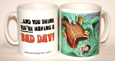 Bad Day - Jonah & Big Fish mug