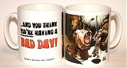 Bad Day - Daniel in lions den mug