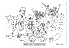 40 Matthew 14 - Jesus and Simon-Peter walk on water