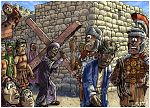 Mark 15 - The Crucifixion - Scene 02 - Simon of Cyrene