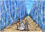 Exodus 14 - Parting of the Red Sea - Scene 10 - Walking through (version 01)