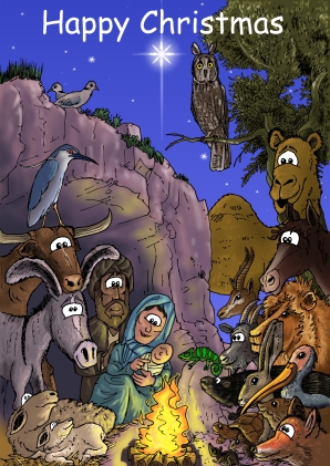 Nativity - Animals Curiosity - 251x163 72dpi