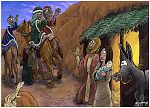 Matthew 02 - The Nativity - Scene 10 - Wise men return home