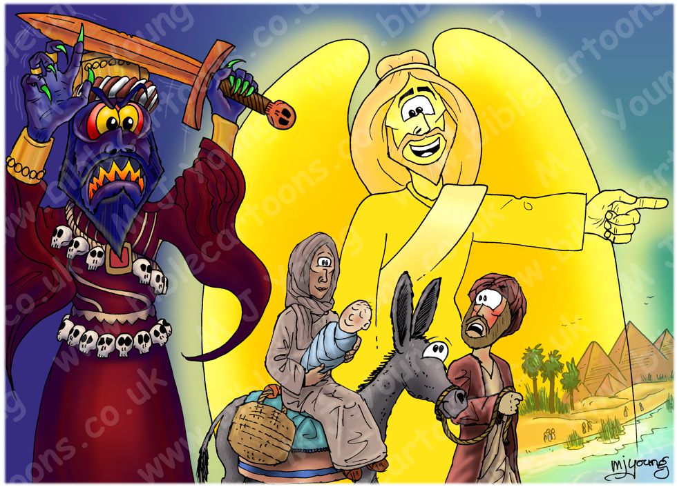 Matthew 02 - The Nativity - Scene 11 - Joseph's Dream