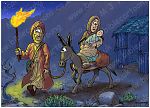 Matthew 02 - The Nativity SET 01 - Scene 12 - Flight to Egypt (Night version)