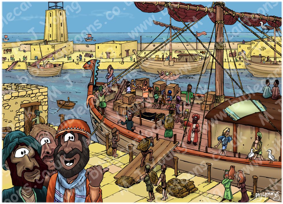 Acts 13 - Paul’s first missionary journey - Scene 01 - Sailing for Cyprus
