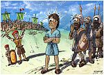 1 Samuel 17 - David and Goliath - Scene 03 - Goliath boasts