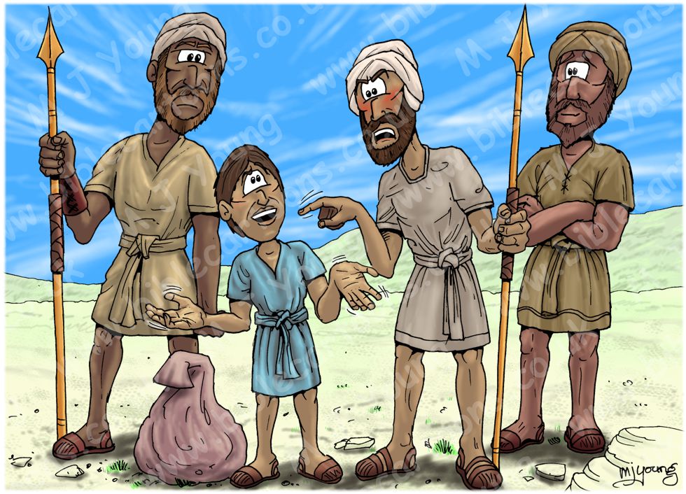 1 Samuel 17 - David and Goliath - Scene 05 - Eliab