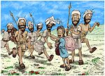 1 Samuel 17 - David and Goliath - Scene 04 - Israelites run