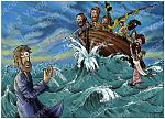 Matthew 14 - Jesus walks on water - Scene 03 - Peter's faith