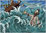 Matthew 14 - Jesus walks on water - Scene 04 - Sinking