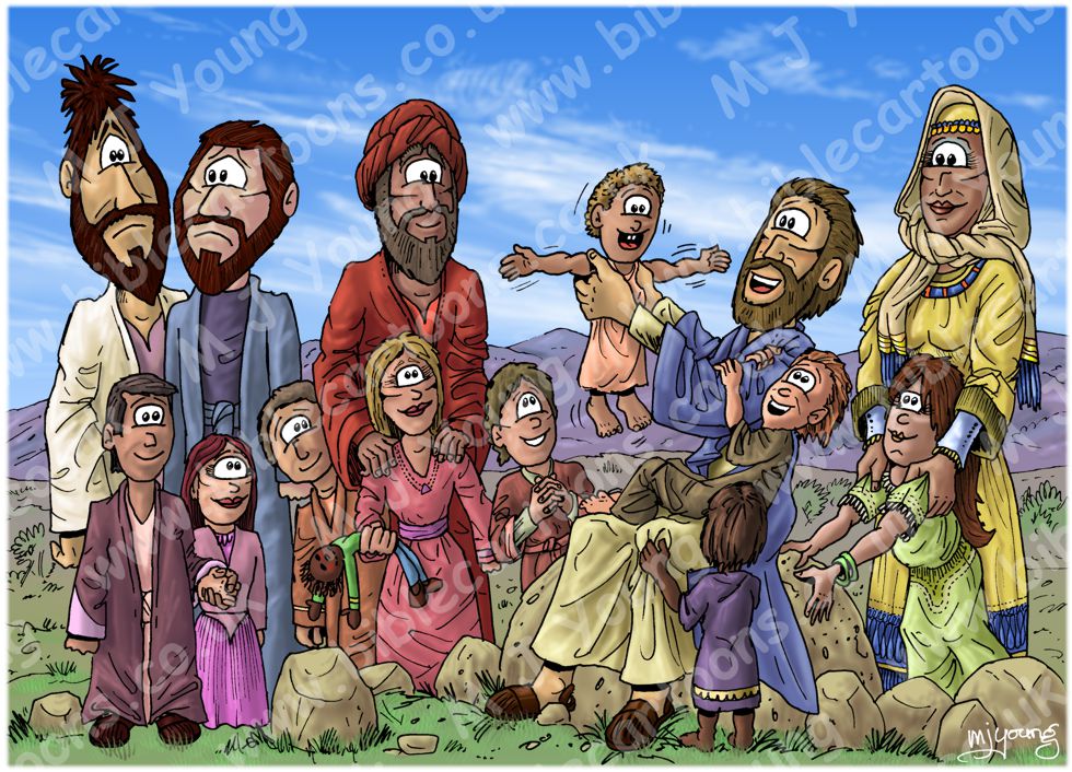 Mark 10 - Jesus blesses children - Scene 02 - Blessing