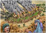 Joshua 06 - Fall of Jericho - Scene 06 - Jericho burnt