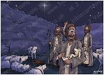 Luke 02 - Nativity SET01 - Scene 10 - Shepherds return