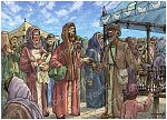 Luke 02 - Prophecies about Jesus - Scene 02 - Buying sacrifice 980x706px col