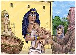 Exodus 02 - Birth of Moses - Scene 03 - Moses nursed