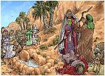 Exodus 02 - Moses flees to Midian - Scene 03 - Moses by well