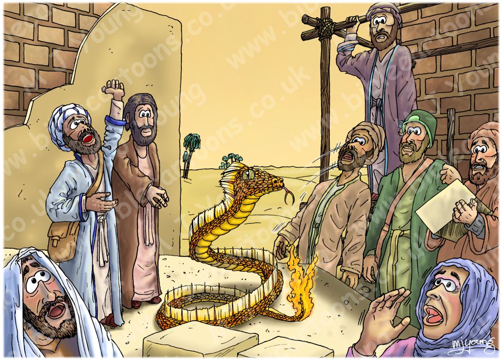 Exodus 04 - Moses returns to Egypt - Scene 03 - Leaders believe 980x706px col
