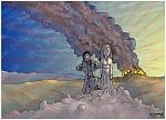Genesis 19 - Sodom and Gomorrah - Scene 09 - Pillar of Salt (Radiating version)