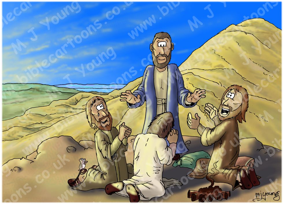 Luke 09 - The Transfig - Scene 06 - Disciples Worship