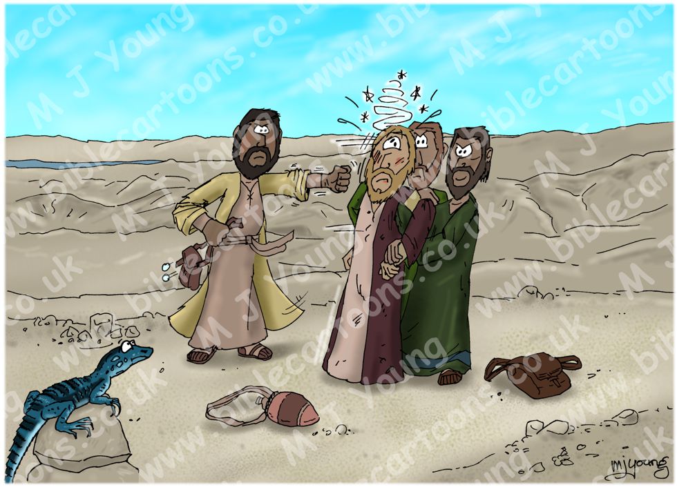 Luke 10 - Parable of the good Samaritan SET01 - Scene 01 - Beaten up |  Bible Cartoons