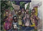 Luke 02 - Nativity SET02 - Scene 08 - Crowds astonished