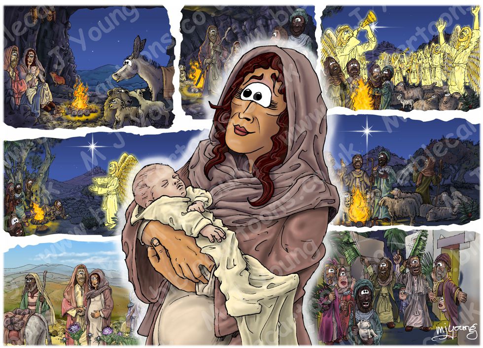 Luke 02 - Nativity SET02 - Scene 09 - Mary ponders