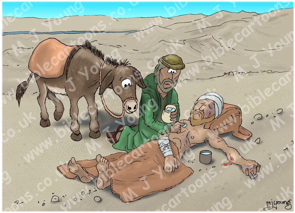 Luke 10 - Parable of the good Samaritan SET01 - Scene 03 - Samaritan