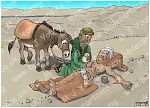 Luke 10 - Parable of the good Samaritan SET01 - Scene 03 - Samaritan