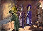 Mark 15 - Burial of Jesus - Scene 04 - Laid in the tomb (Light version)
