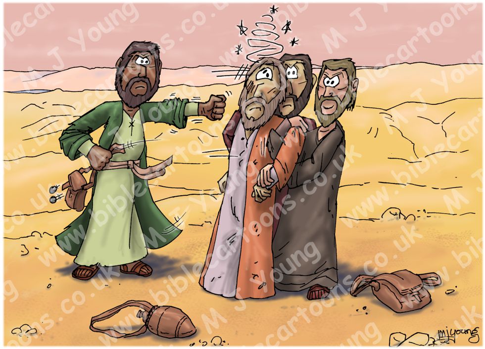 Luke 10 - Parable of the good Samaritan SET02 - Scene 01 - Beaten up