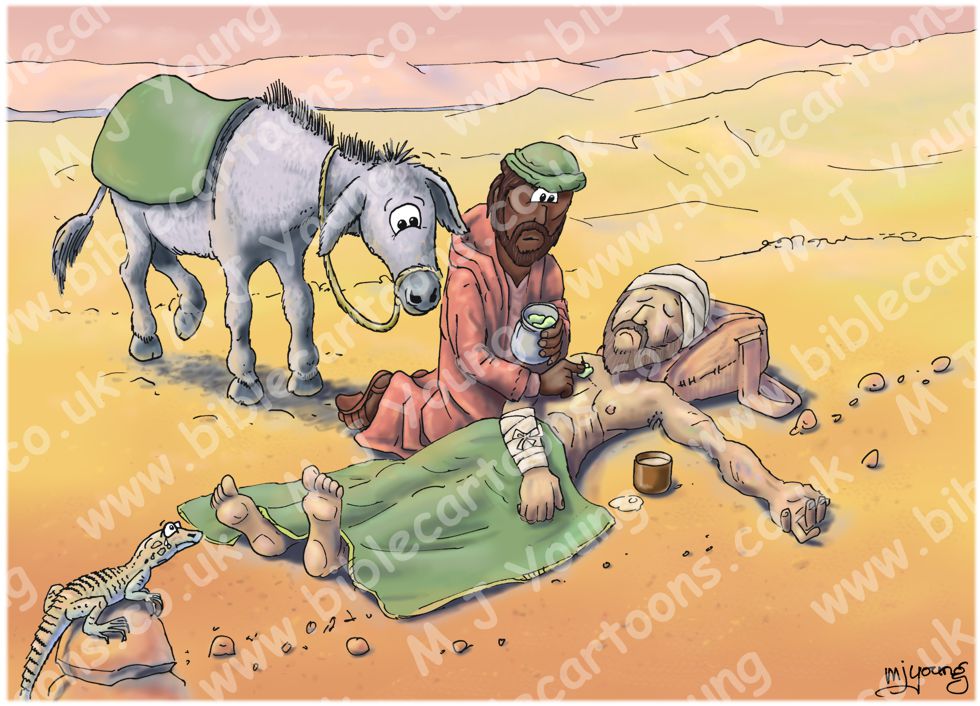 Luke 10 - Parable of the good Samaritan SET02 - Scene 03 - Good Samaritan