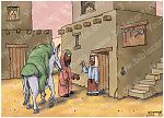 Luke 10 - Parable of the good Samaritan SET02 - Scene 04 - Arrival at inn