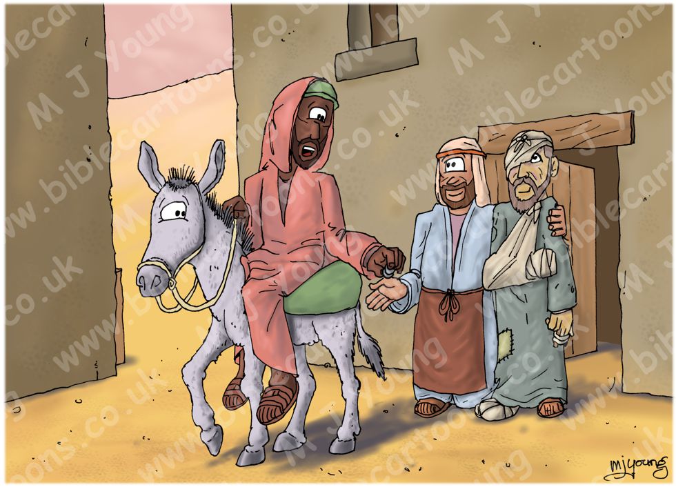 Luke 10 - Parable of the good Samaritan SET02 - Scene 05 - Parting